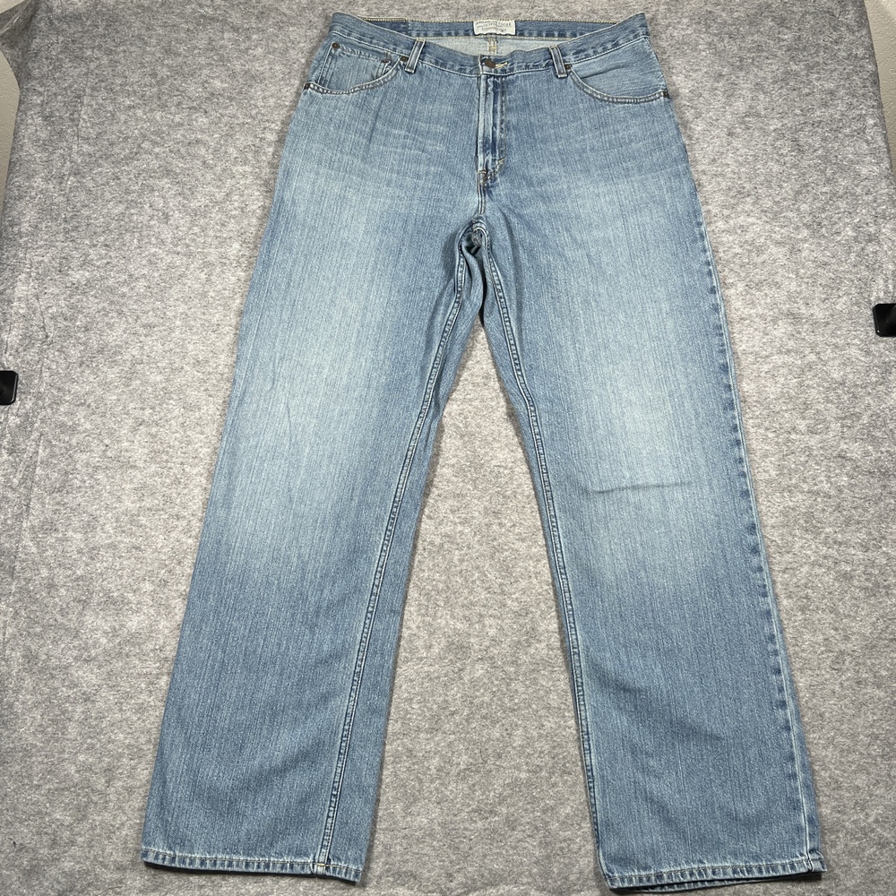 American Eagle Outfitters Jeans Mens 36x34 Blue Straight Relaxed Denim Casual